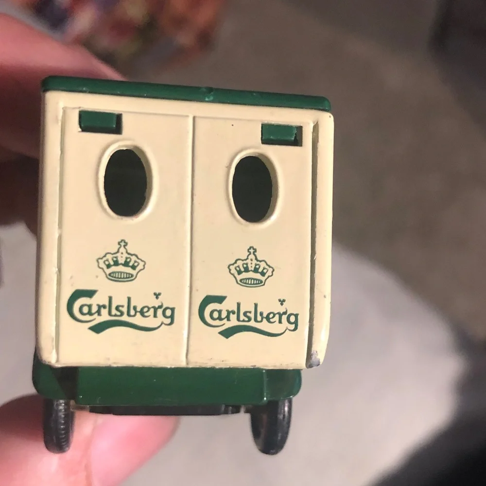 Green & Cream Vintage Style Toy Delivery Van